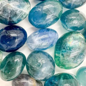 Fluorita azul "" Rodado | Cambios - Espiritualidad