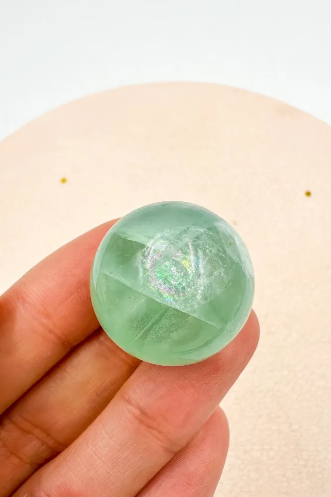 Fluorita verde esferas | Cambios - Espiritualidad
