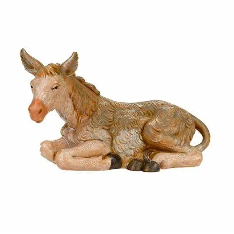 Burro de pesebre Fontanini 9,5 cm