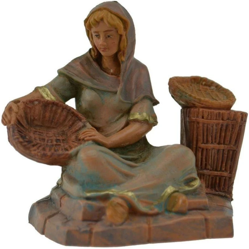 cestera 940 para belén Fontanini de 9,5 cm