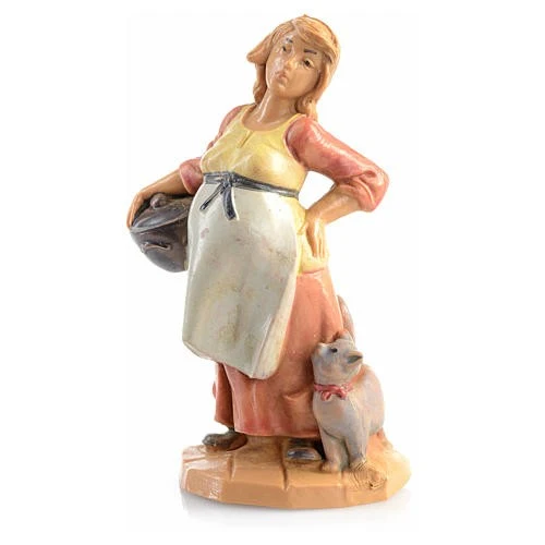 pastora embarazada n. 45 para belén Fontanini de 6,5 cm