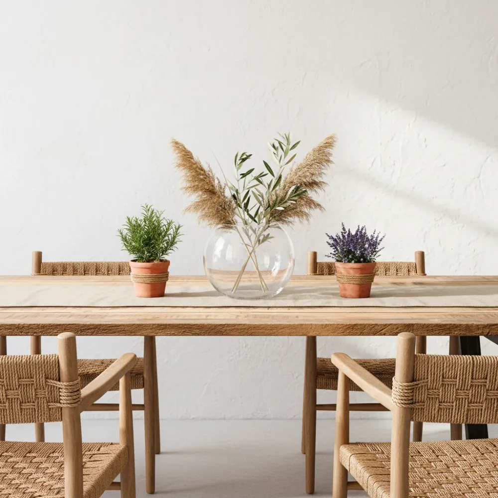 Florero Tipo Pecera Vidrio 18cm - Diseño Versátil | Frank Home
