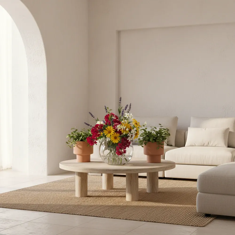 Florero Tipo Pecera Vidrio 18cm - Diseño Versátil | Frank Home
