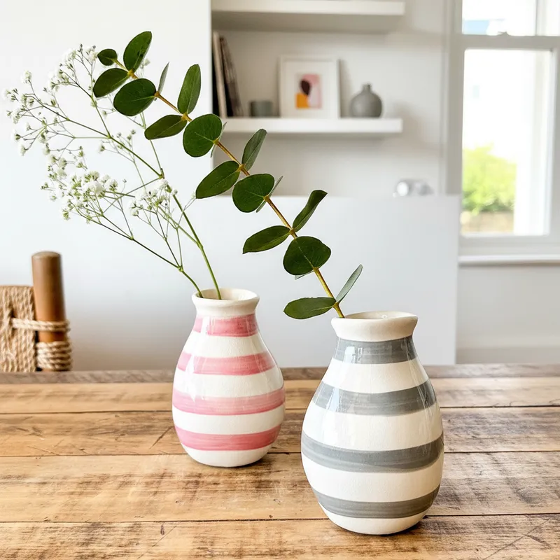 Mini Florero Botella Gris Frank Home