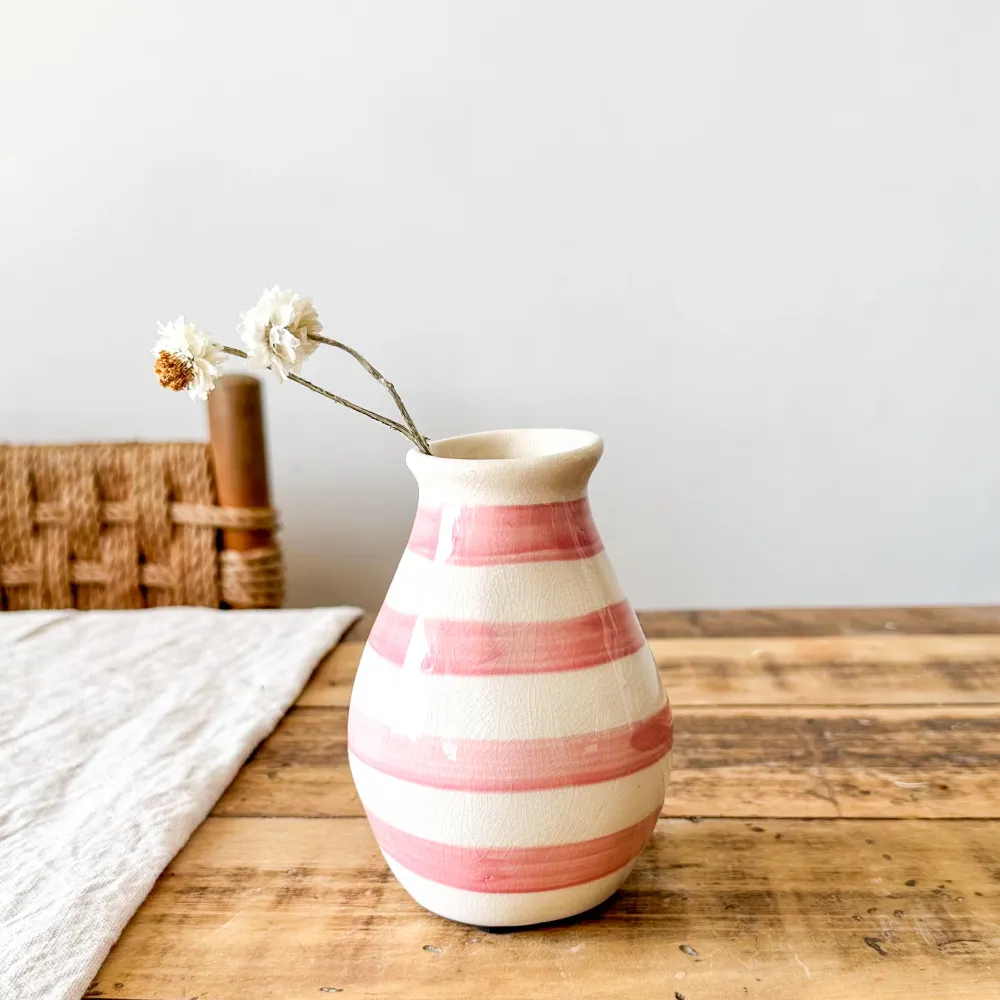 Mini Florero Botella Gris Frank Home