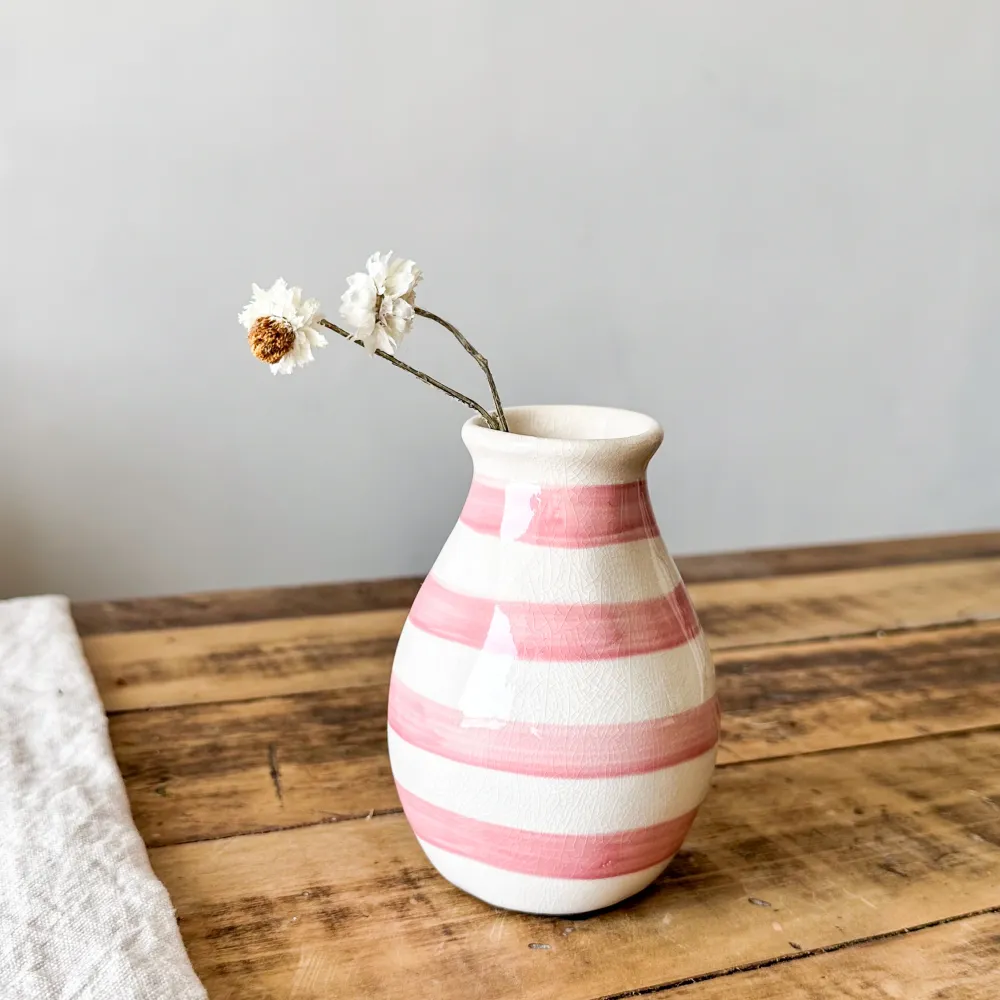 Mini Florero Botella Gris Frank Home