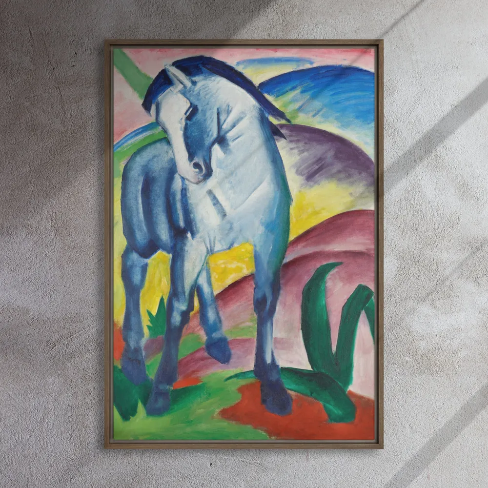 Lienzo - Franz Marc, Caballo Azul I