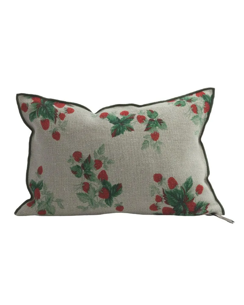 FUNDA DE COJIN FRESAS