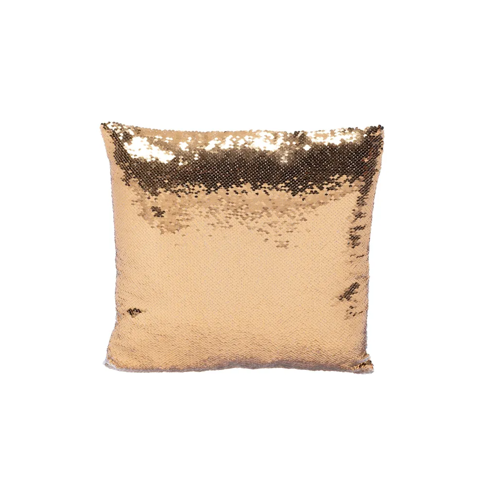 Funda cojin mágico de Lentejuelas Dorado