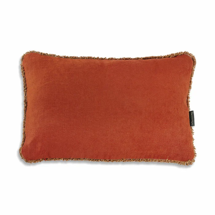 FUNDA COJÍN MAGICIEN LONETA TERCIOPELO Brick