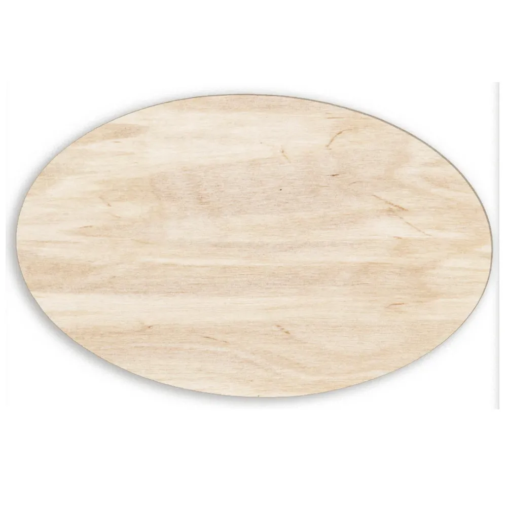 Imán de Madera Ovalado Grabado Personalizado Fustik shop