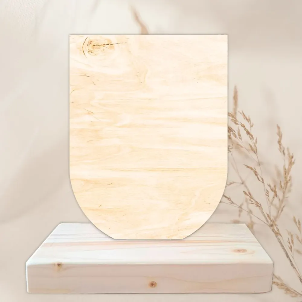 Trofeo Escudo de Madera Natural Personalizable Fustik shop