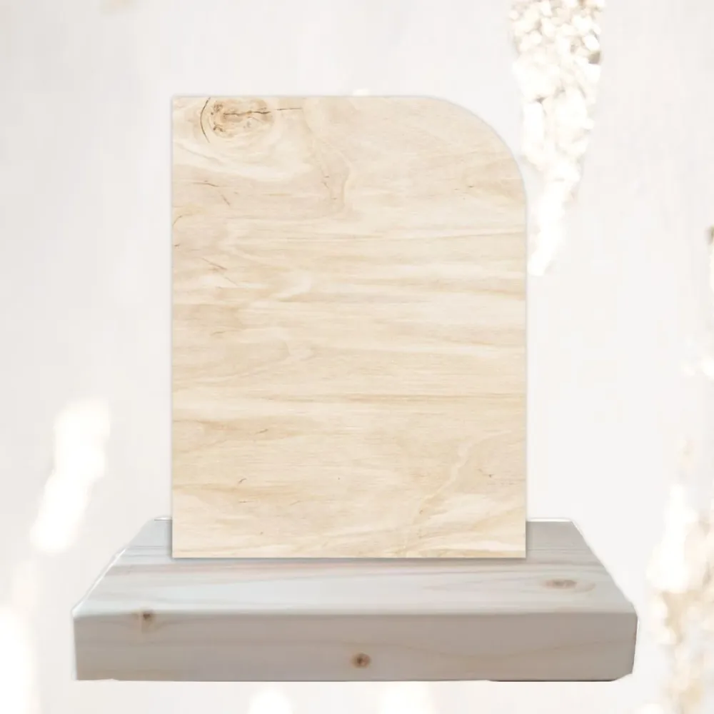 Trofeo en Forma de Vela Personalizable – Madera Natural Fustik shop