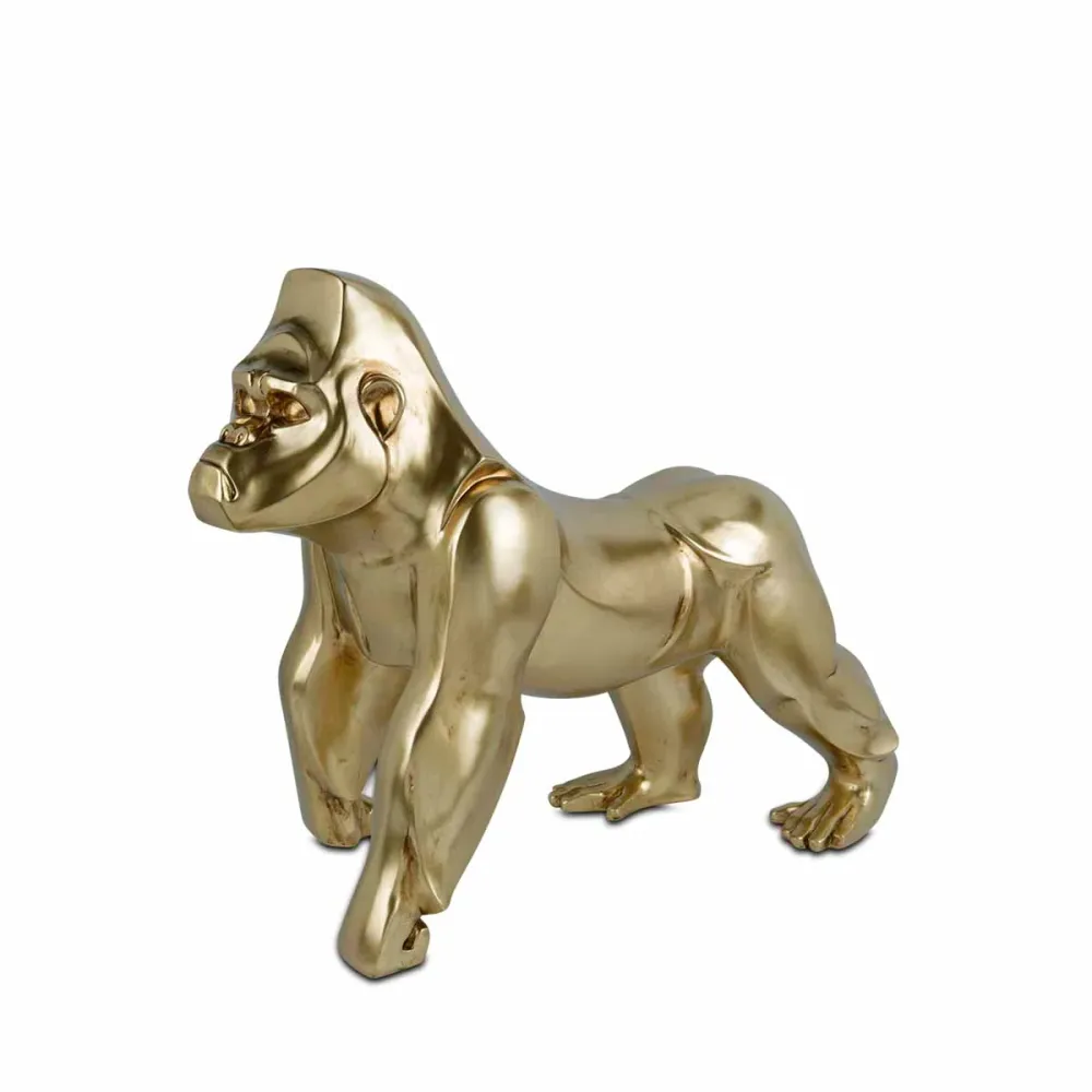 Gorilla Decorativo Stephen - Dorado GAFF