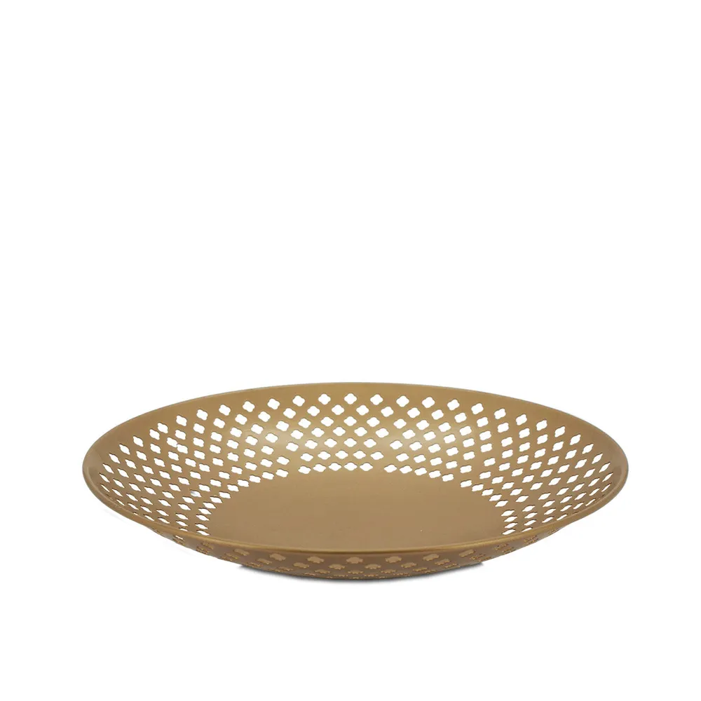 Plato decorativo chico Carmin - Dorado GAFF