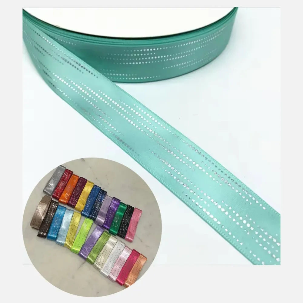 Set de 25 cintas de satén de poliéster para envolver regalos, lazos para el cabello, decoración de boda, bricolaje, 25mm,...