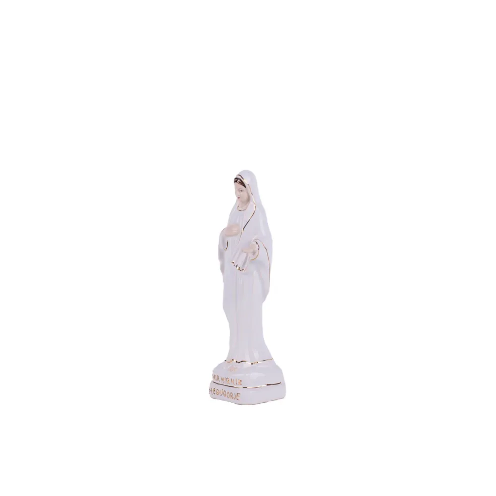 Estatua de cerámica de Nuestra Señora de Medjugorje Galleria Mariana