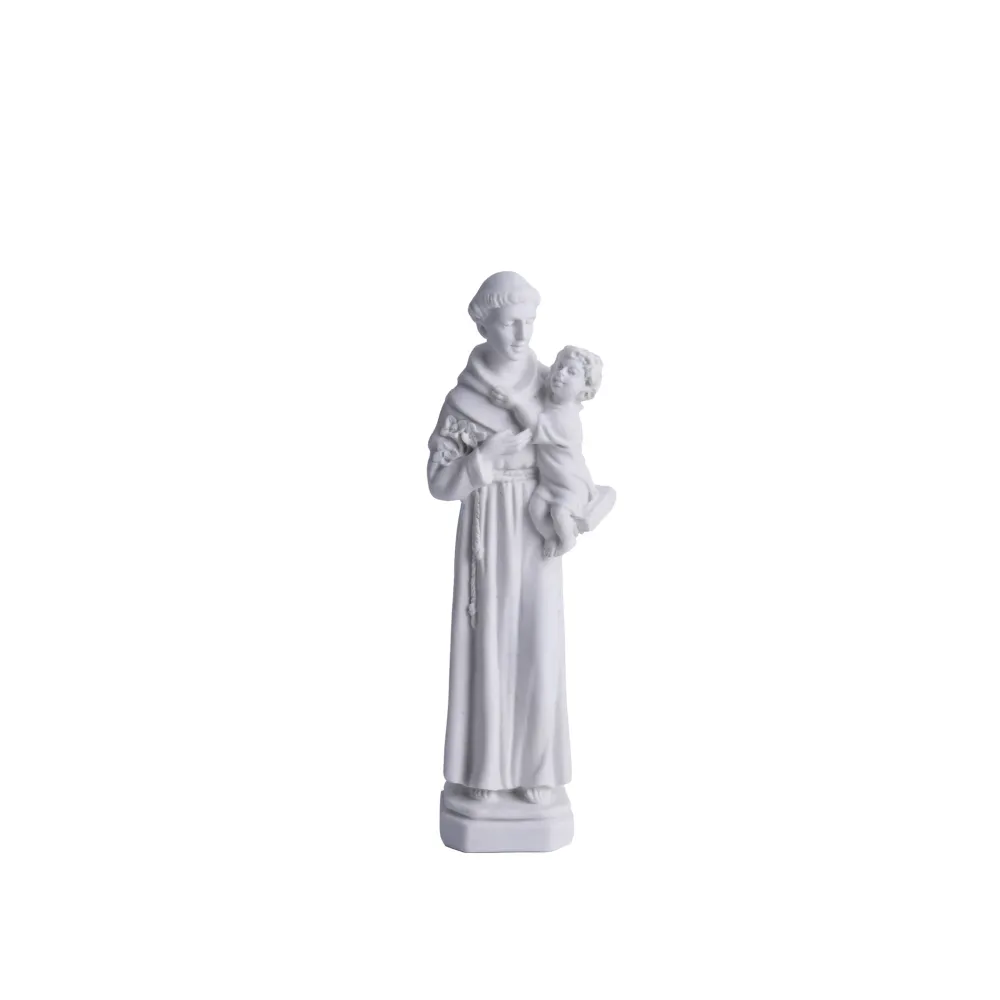 Estatua de mármol de San Francisco con el Niño Galleria Mariana