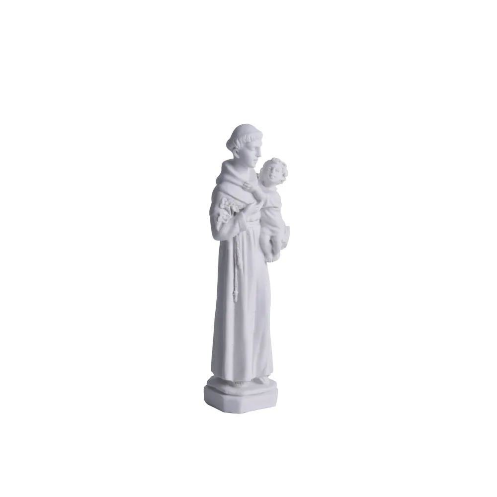 Estatua de mármol de San Francisco con el Niño Galleria Mariana