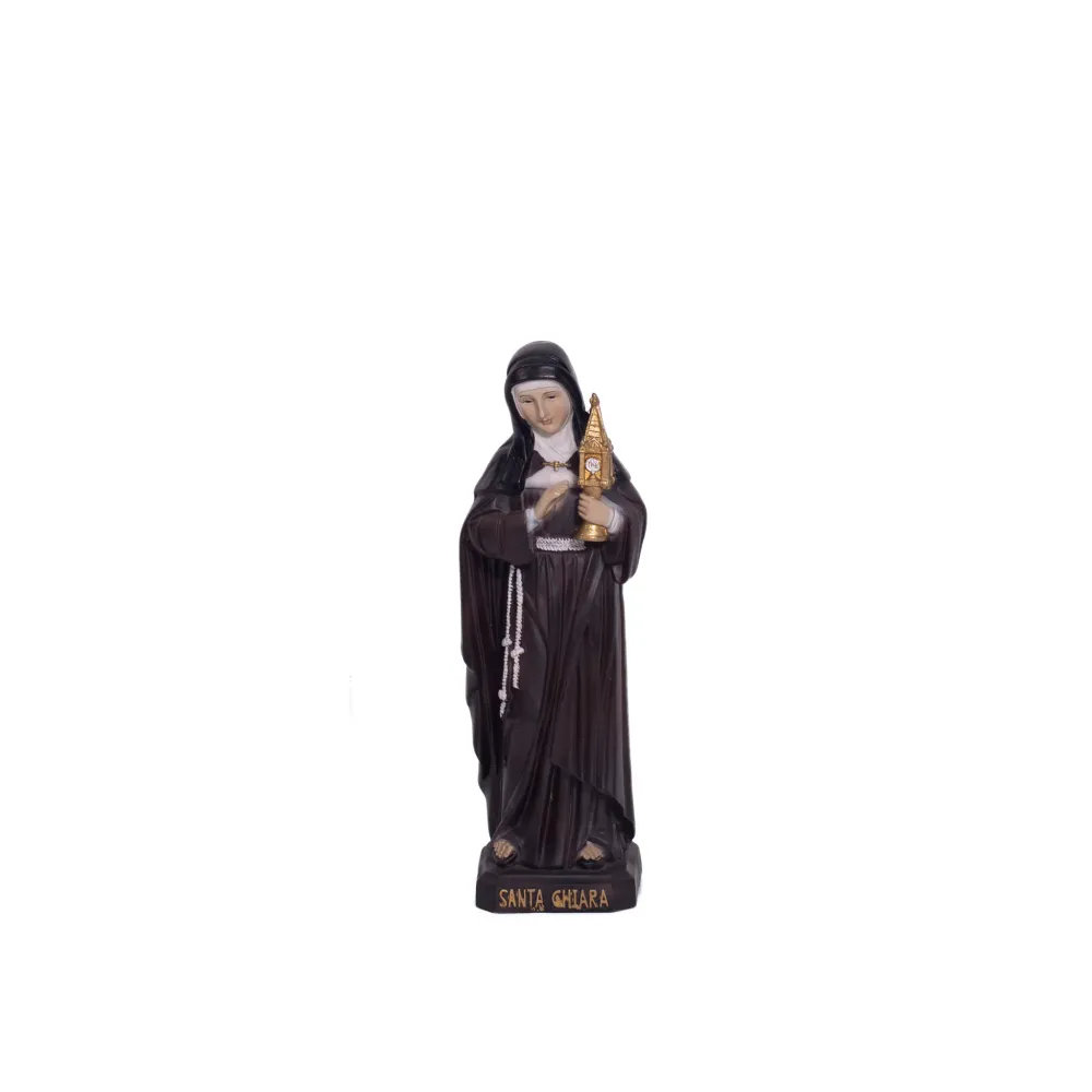 Estatua en resina de Santa Clara Galleria Mariana