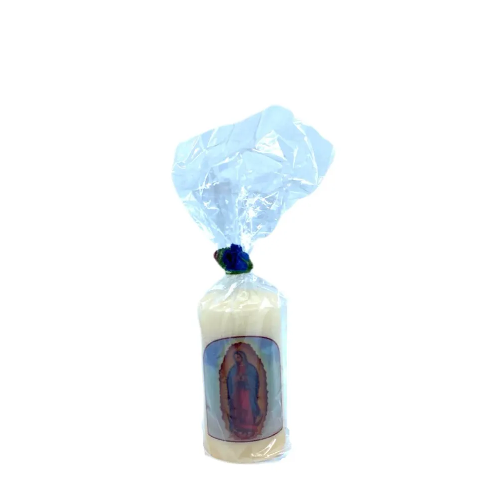Vela de cera de abeja Nuestra Señora de Guadalupe Galleria Mariana