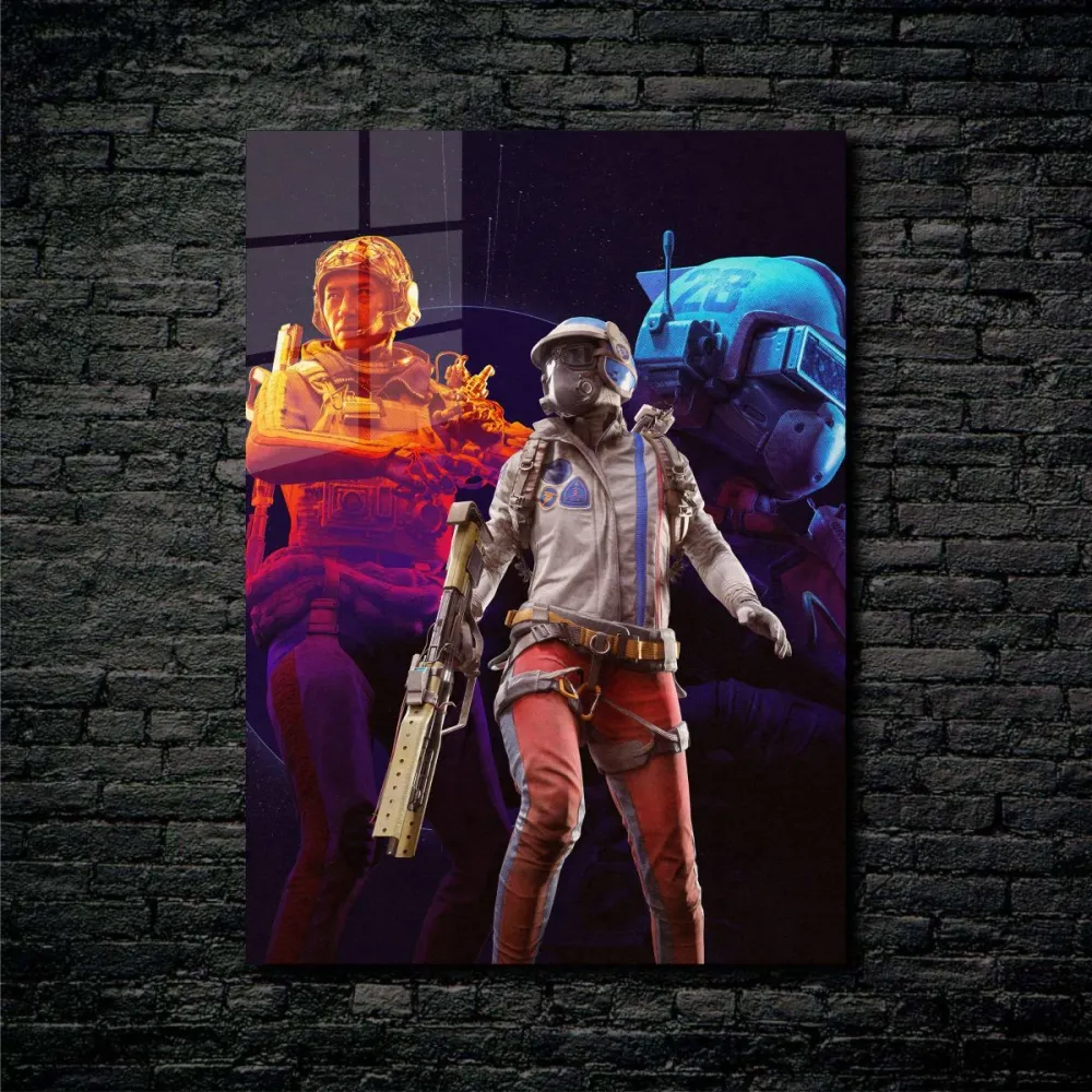 Poster Metalizado ARC RAIDERS Gamer Pad Mouse