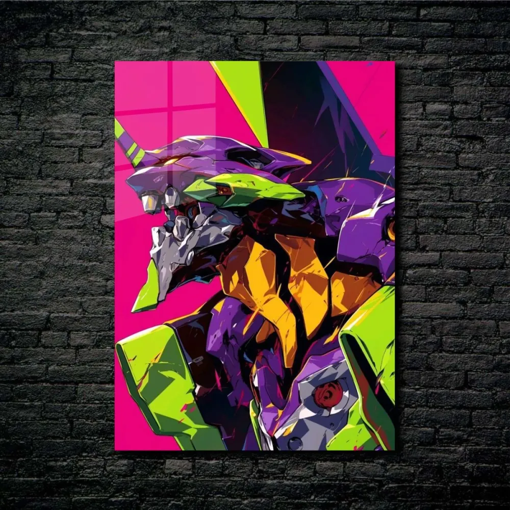 Poster Metalizado EVANGELION Gamer Pad Mouse