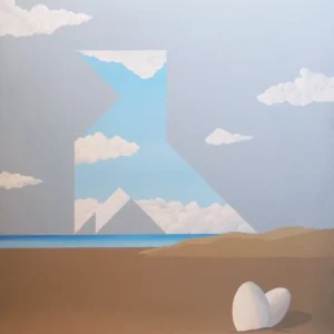 Francesc Calvet - Maternidad ( Magritte) Gaudifond Arte