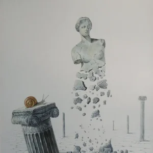 Isidro Ventura - Cargol guitan la desintegracio de Venus Gaudifond Arte