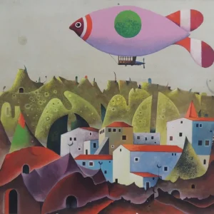Josep Maria Rovira-Brull - El poble Gaudifond Arte