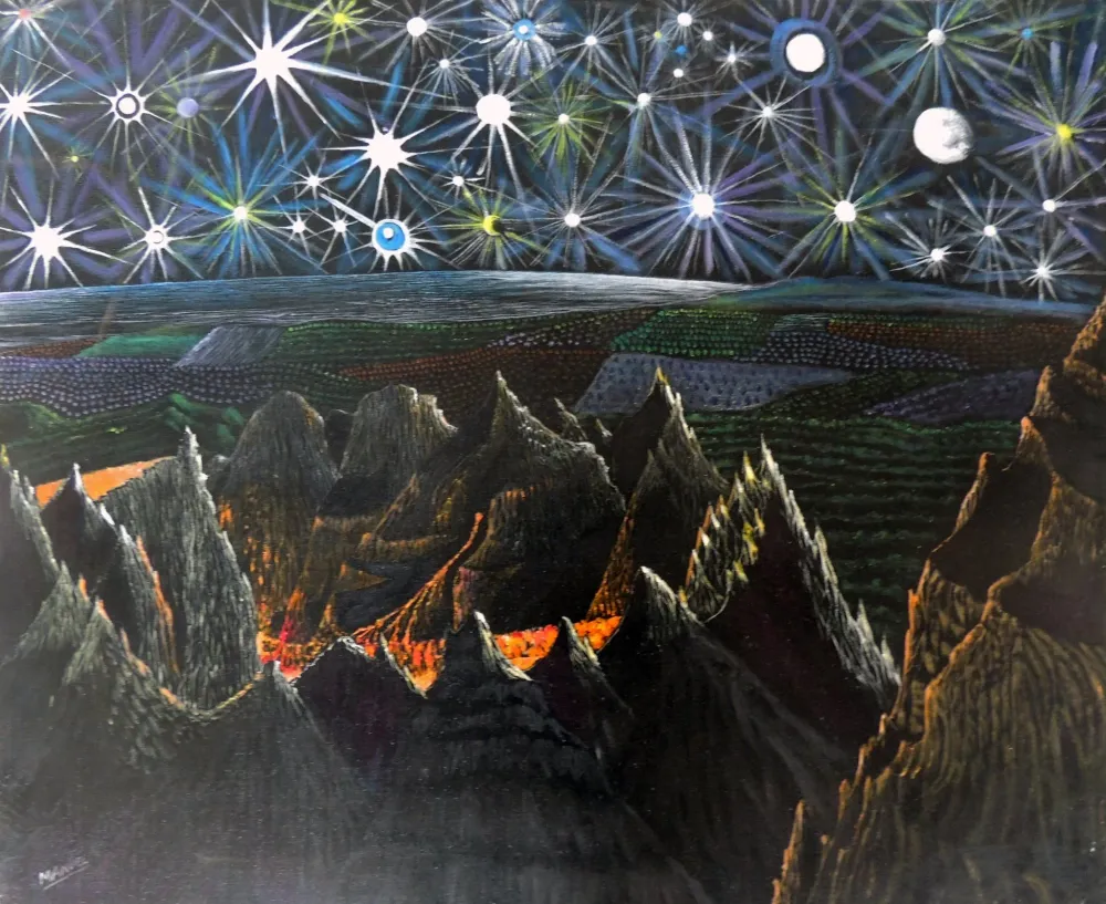 Manuel Carmona - El volcán Gaudifond Arte
