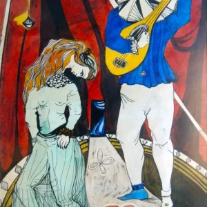 Sally Weintraub - Gente de circo. Dibujo 18 Gaudifond Arte