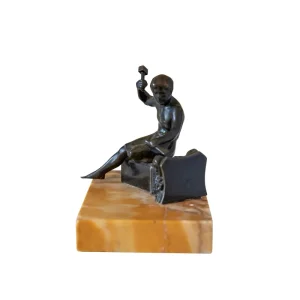 Escultor de bronce sobre base de mármol Gaztelur SARL