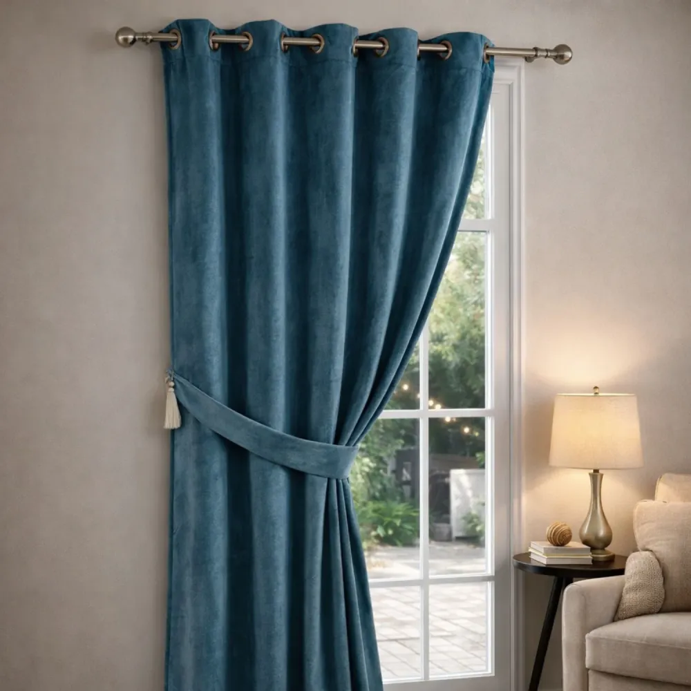 Cortina 140x223cm Paño Decorativo Ventana Hogar Genérico