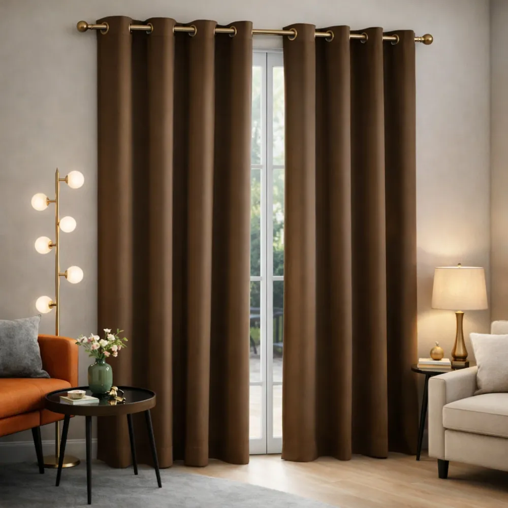 Cortinas 140x230cm 2 Paños Decorativas Ventana Rosa Genérico