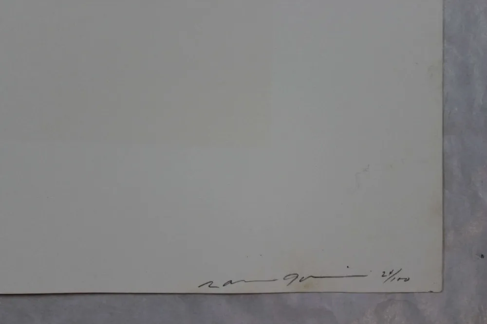 GIBSON Ralph, aguafuerte aguatinta original firmada, 1981