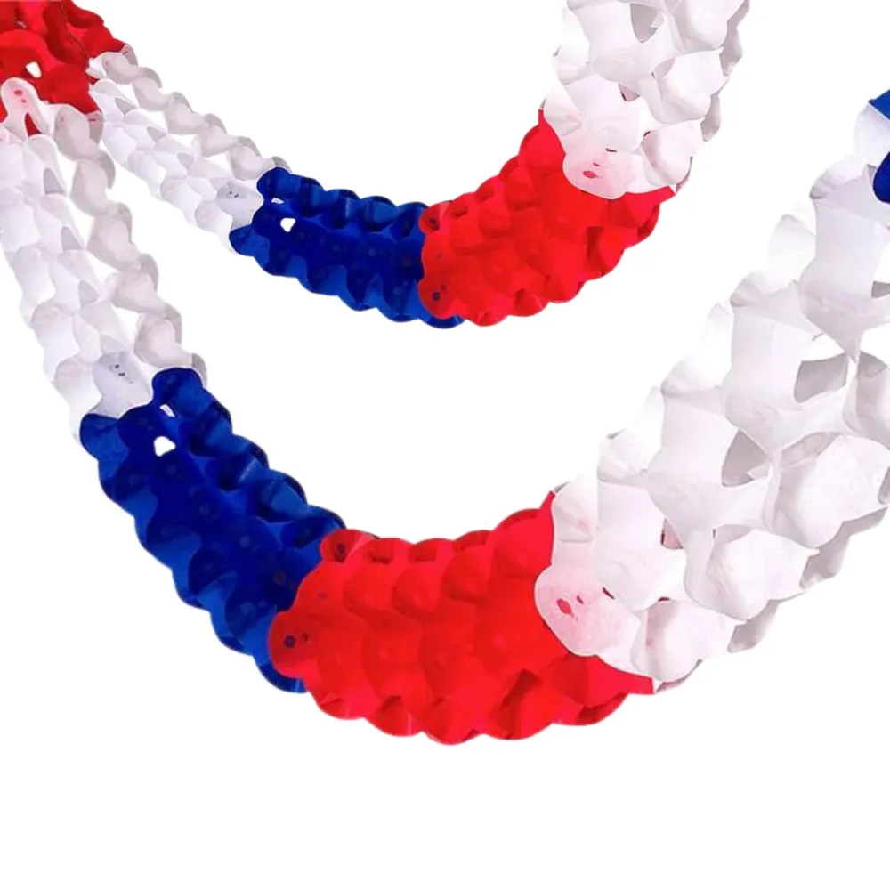 Guirnalda Cuadrada Tricolor 2mts Fiestas Patrias Glam