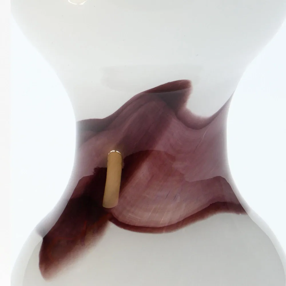Jarrón Medio FLOW Amatista GLASSCOR | Hand·Blown glass Store