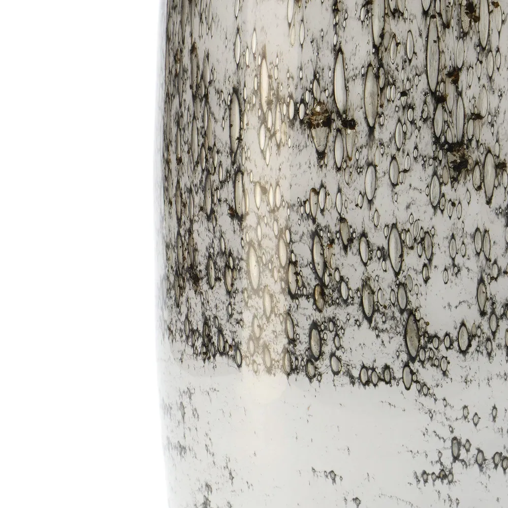 Jarrón Obus Grande WHITE VULKANIC GLASSCOR | Hand·Blown glass Store