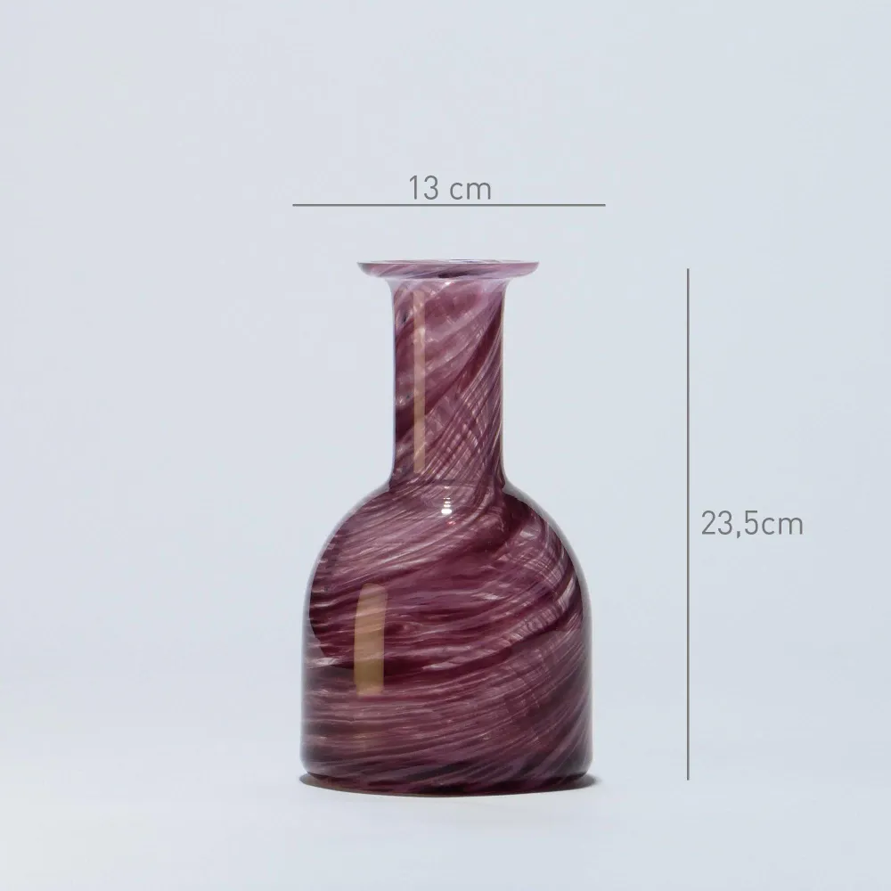 Jarrón Pequeño ESSENCE Amatista GLASSCOR | Hand·Blown glass Store