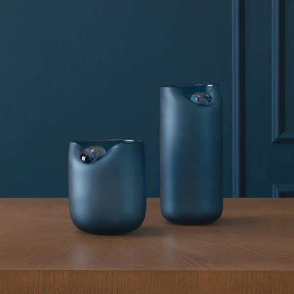 Poise - Florero Azul Pequeño Global View