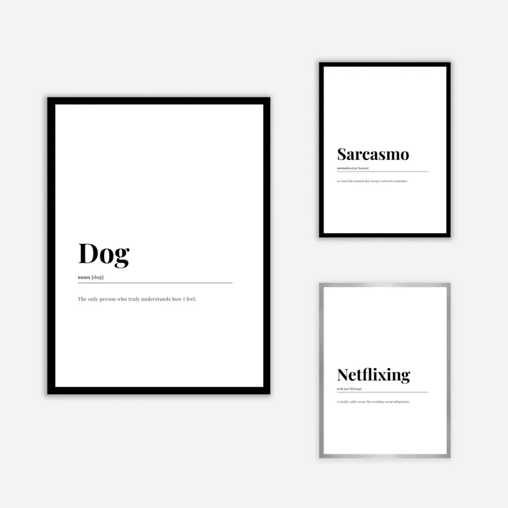 Sarcasmo Dictionary Art Print Good Words