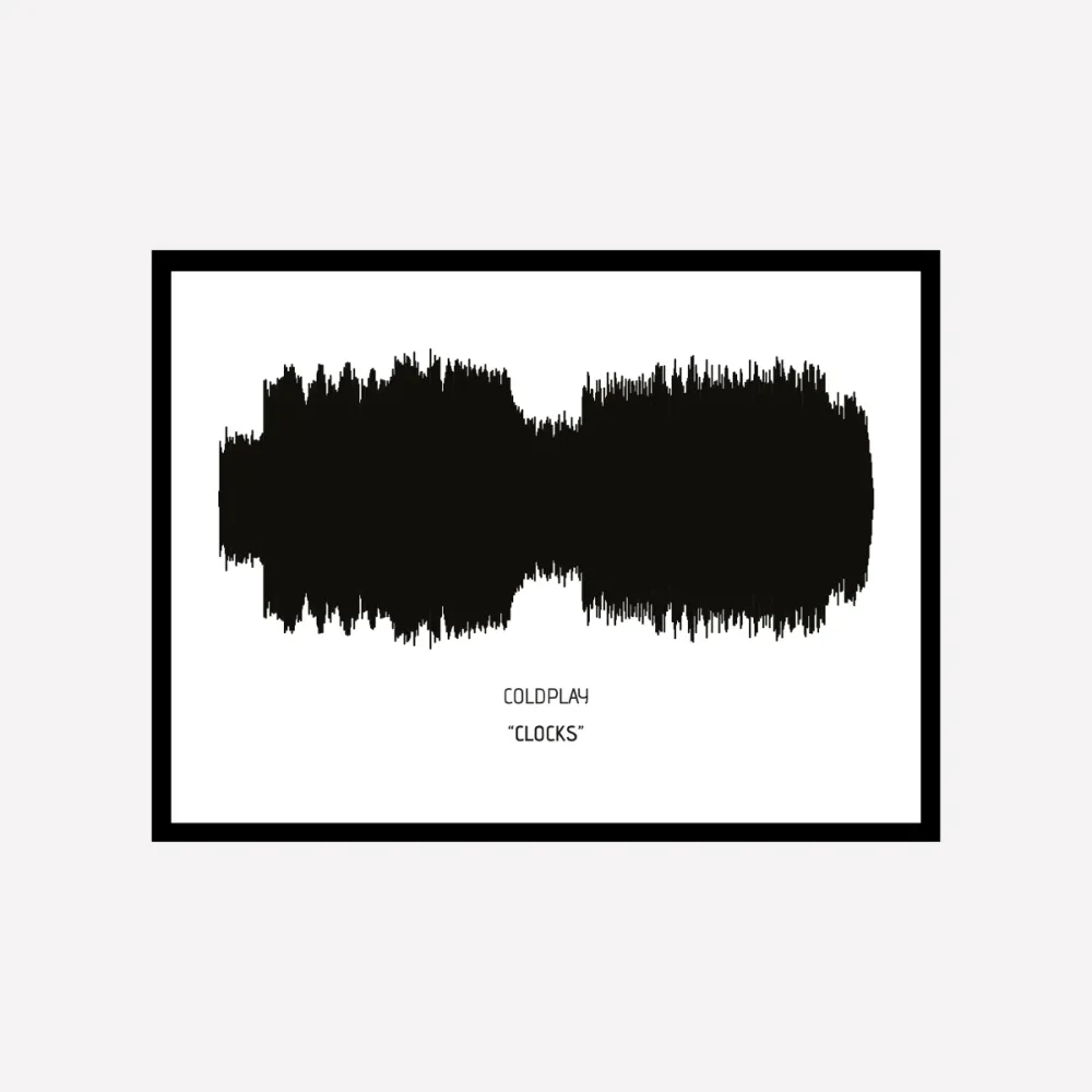 Song Wave Clocks Art Print Good Words