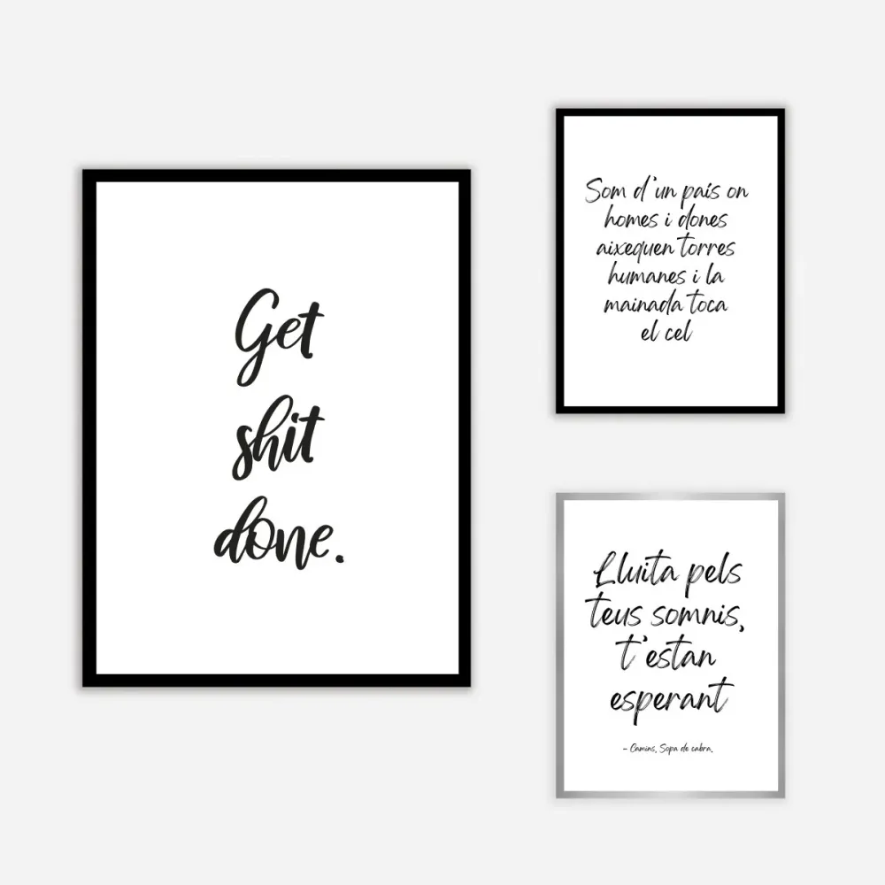 Toca El Cel Quote Art Print Good Words