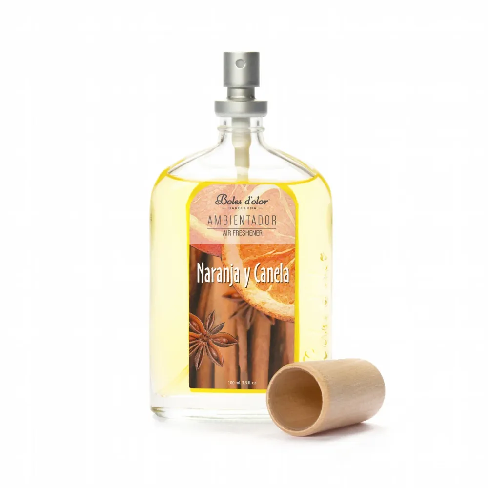 Ambientador Spray NARANJA Y CANELA (100ml) Gotas de Magia