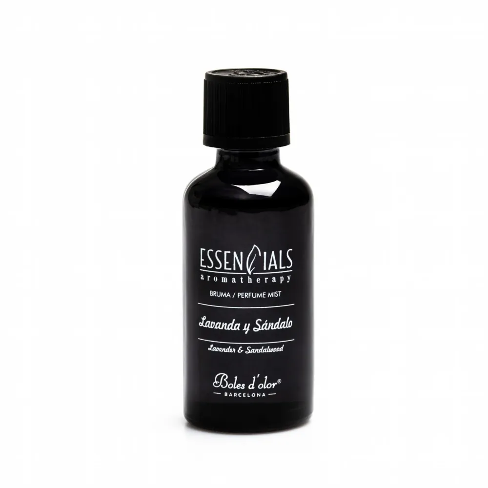 LAVANDA Y SÁNDALO Bruma de Ambiente ESSENCIALS (50ml) Gotas de Magia