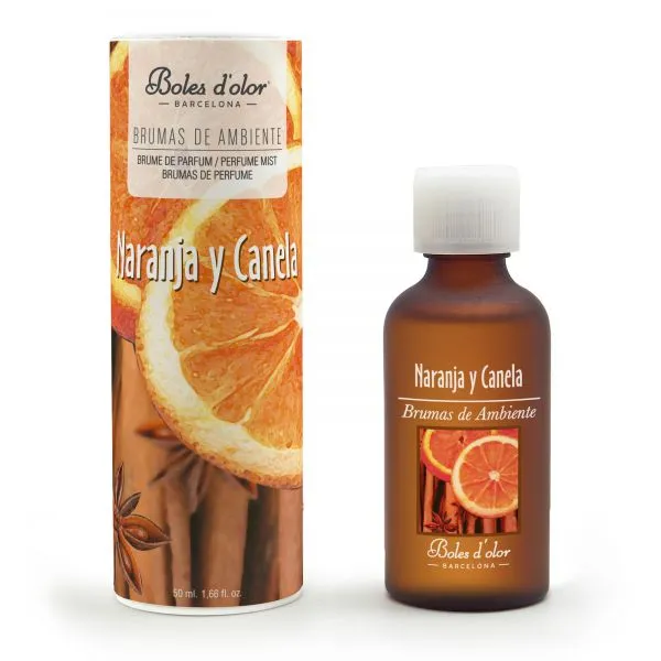 NARANJA Y CANELA Bruma de Ambiente (50ml) Gotas de Magia