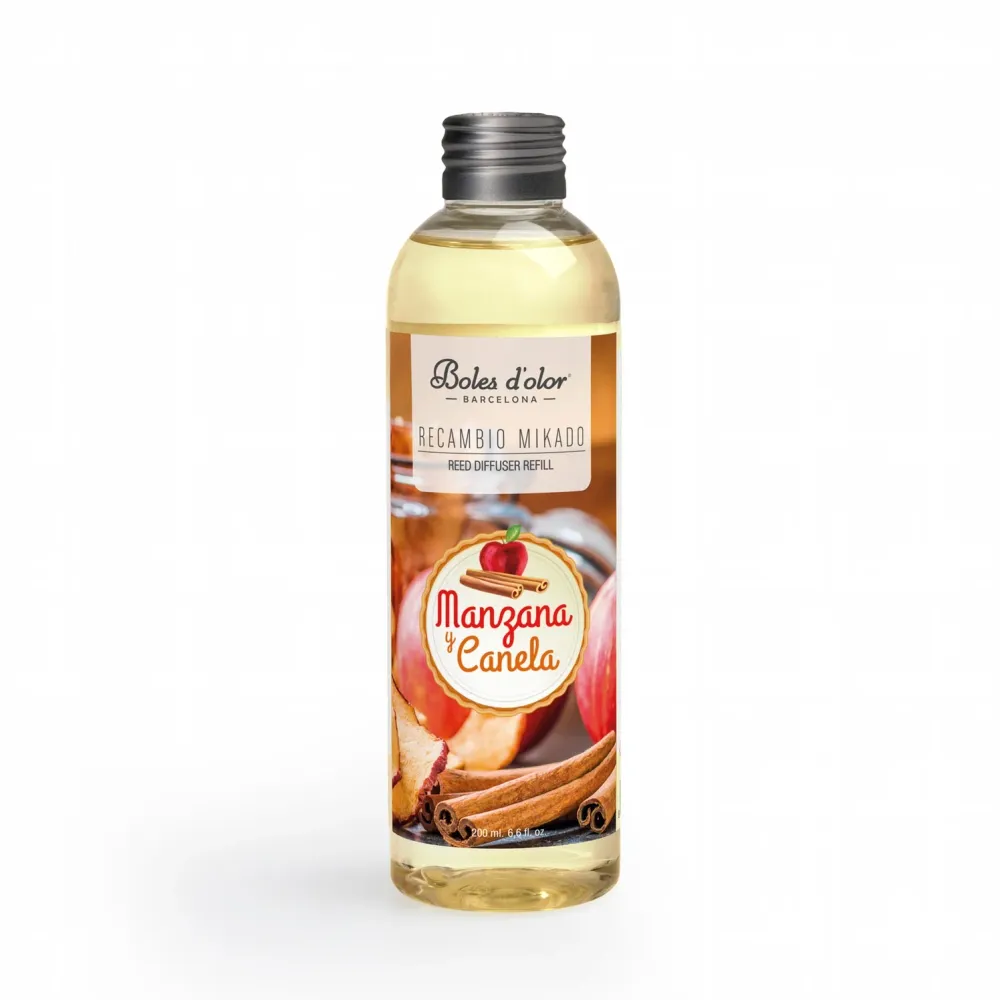 Recambio Mikado MANZANA Y CANELA (200ml) Gotas de Magia