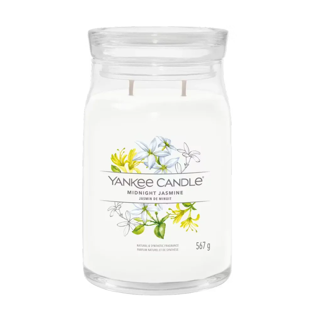 Vela Grande MIDNIGHT JASMINE (526g) Gotas de Magia