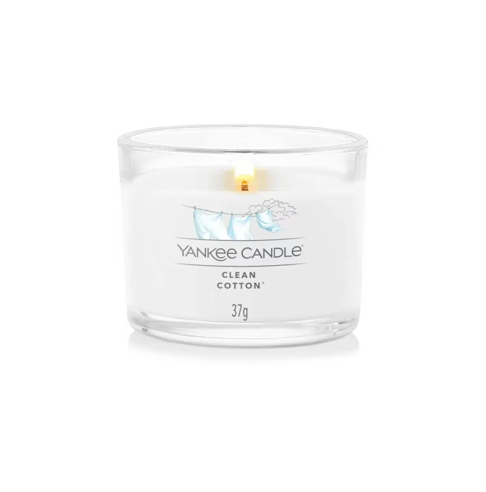 Vela Mini CLEAN COTTON ( 37g) Gotas de Magia